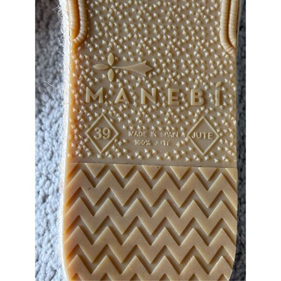 New MANEBI Organic Hemp Sandals With Knot La Havana, $170 size 39, US 8.5/9 - Picture 6 of 7